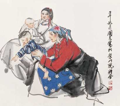 史国良 母子情 镜心